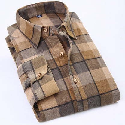 Arbor Pine™ - Lapel Cotton Button Up